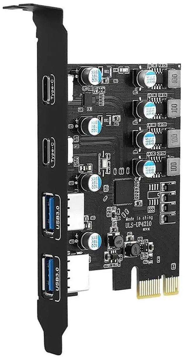 Main image of 4 Ports PCIE To USB 3.0 Expansion Card PCI Express Adapter Card For Desktop PC , Support xp/7/8/10