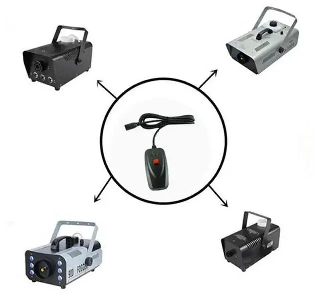 Alt view image 3 of 4 - Ageryu 2 Pcs Fog Machine Wireless Remote Control Portable XLR Fit For 400W 900W Smoke Machine-N33R