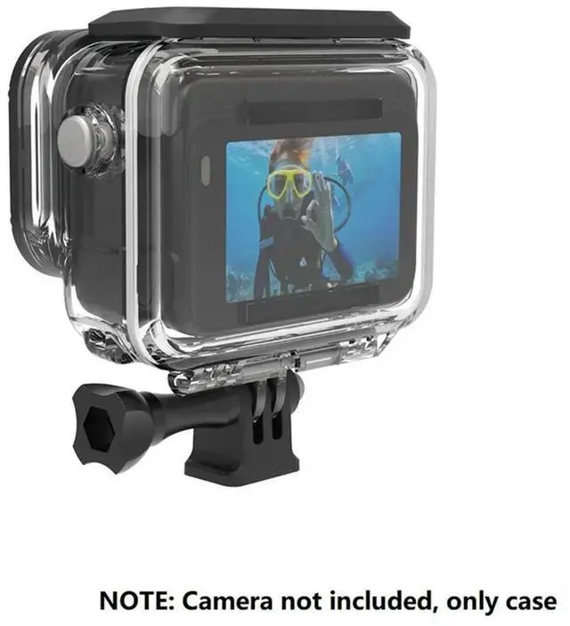 Alt view image 4 of 7 - Ageryu For Ace Pro Diving Case Transparent PC Waterproof Protective Housing Cover Shell For Replacement Parts-N33R