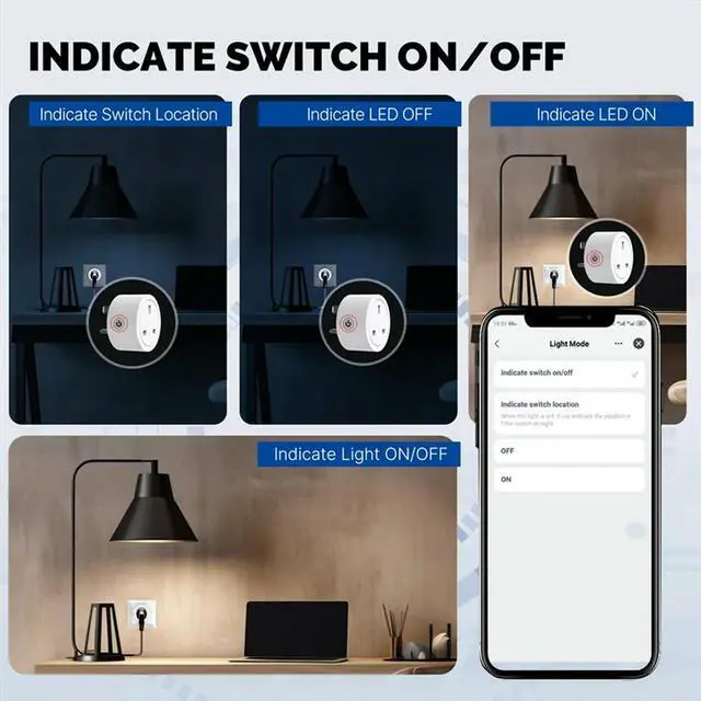 Main image of Ageryu 1 Piece Outlet Power Monitor Support TUYA With For Homekit Google Home Alexa UK Plug-N33R
