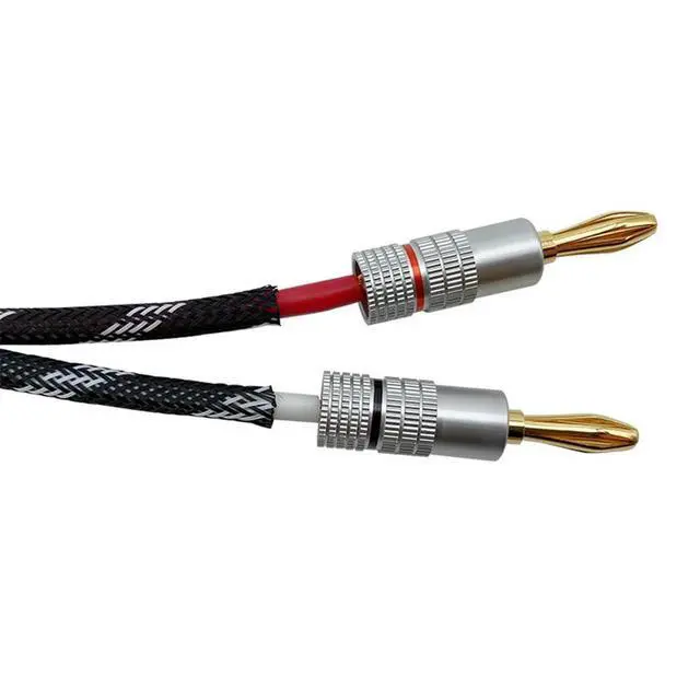 Alt view image 4 of 4 - Ageryu 1Set Banana Connector 4.5MM Banana Plug With Screw Lock For Audio Jack Speaker Plugs Black+Silver-N33R