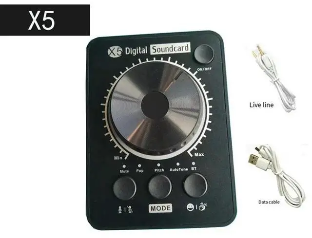Main image of Product X5 Live Broadcast Sound Card Set Professional Live Broadcast Delivery and Convenient Desktop Live Broadcast