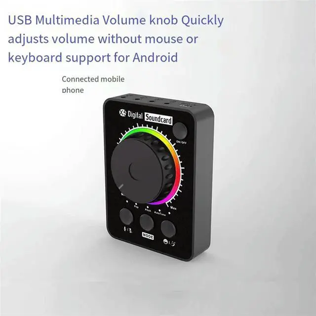 Alt view image 3 of 4 - Product X5 Live Broadcast Sound Card Set Professional Live Broadcast Delivery and Convenient Desktop Live Broadcast