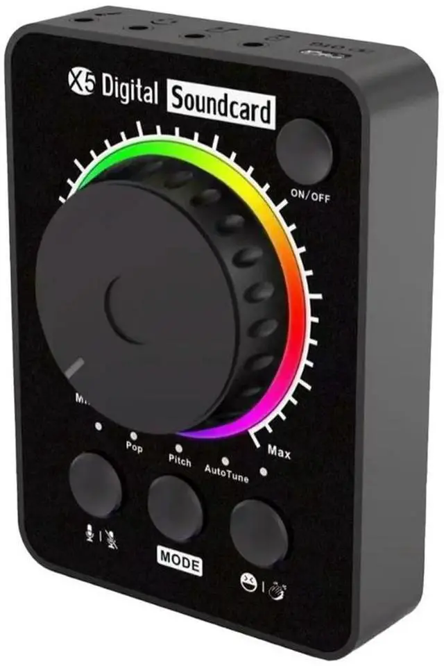 Alt view image 4 of 4 - Product X5 Live Broadcast Sound Card Set Professional Live Broadcast Delivery and Convenient Desktop Live Broadcast