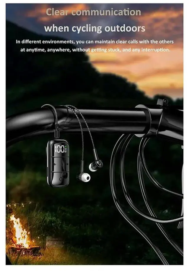 Alt view image 2 of 4 - Ageryu Bluetooth 5.3 Receiver Low Latency Gaming Headset ANC+ENC Noise Cancelling 3.5Mm AUX Wireless Audio Adapter With Mic