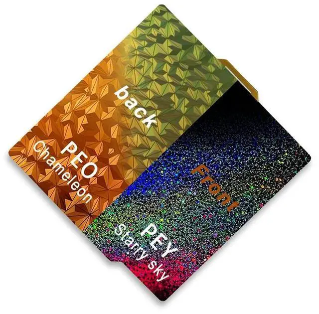 Alt view image 3 of 4 - For Build Plate For P1P/P1S PEO PEY Sheet 257X257mm Bed Texture Double Sided Spring Steel For 3D Printer Spr