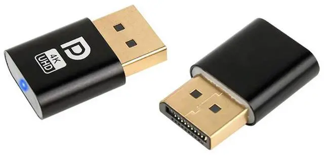 Alt view image 2 of 4 - Ageryu 4K Displayport Dummy Plug DP Virtual Display Adapter DP Dummy Plug EDID Headless Ghost Emulator Accessories For PC-N33R
