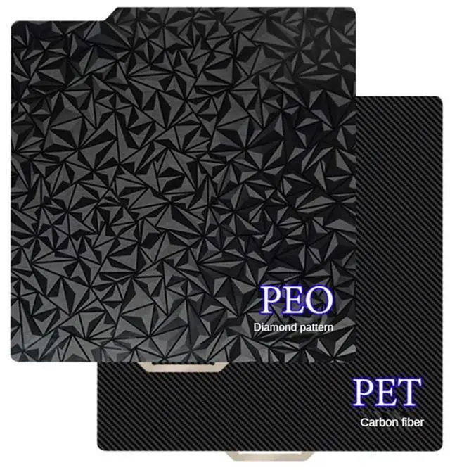 Alt view image 3 of 4 - Printer Accessories Sheet Double Sided PEI+PEY Build Plate Spring Steel Sheet For X1 P1P Bed Plate 257X257mm