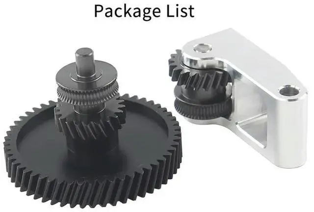 Alt view image 4 of 4 - Extruder Gear 3D Printer Parts Black For X1/P1P/P1S CNC Nano Coating Mold Steel Extrusion Head Gear POM Kit