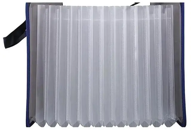Alt view image 2 of 4 - Workmanshipp-13 Pockets Expander File Folder Document Organizer With Handle A4 Size Capacity Accordion File Organizer
