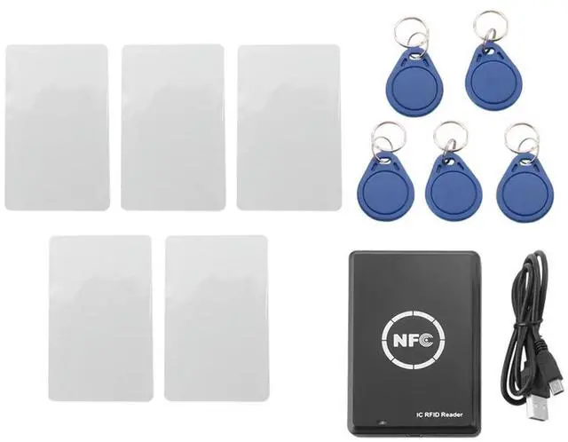 Alt view image 4 of 4 - Ageryu RFID Copier Duplicator Keyfob NFC Smart Card Reader Writer 13.56Mhz Encrypted Programmer USB UID EM4305 Card Tag Copy-N33R