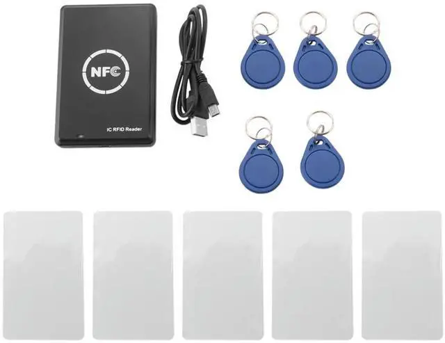 Alt view image 2 of 4 - Ageryu RFID Copier Duplicator Keyfob NFC Smart Card Reader Writer 13.56Mhz Encrypted Programmer USB UID EM4305 Card Tag Copy-N33R