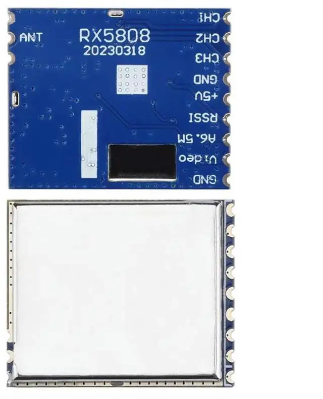 Alt view image 3 of 4 - RX5808 5.8G FPV Wireless Audio Video Receiver Module For Boscam Frequency Phase Lock Analog AV Signal Output Board