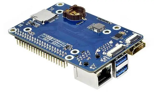 Alt view image 2 of 2 - Mini Base Board For Pi Compute Module5 JST-SH FAN USB -Compatible RJ45 Gigabit Ethernet M.2 Slot For CM5