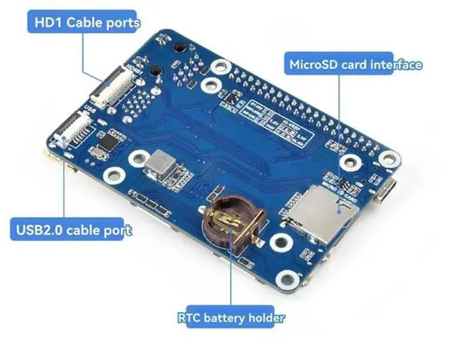 Main image of Mini Base Board For Pi Compute Module5 JST-SH FAN USB -Compatible RJ45 Gigabit Ethernet M.2 Slot For CM5