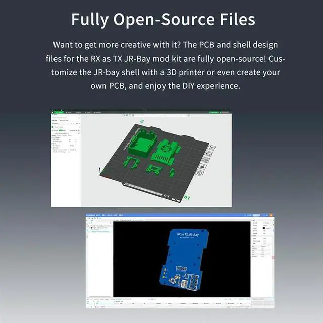Main image of RX As TX JR-Bay Modification Kit Receiver Paired 915M/2.4G Mode For FPV Long Range Drone RC Airplane DIY Part