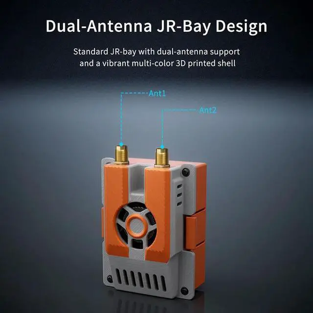 Alt view image 4 of 4 - RX As TX JR-Bay Modification Kit Receiver Paired 915M/2.4G Mode For FPV Long Range Drone RC Airplane DIY Part