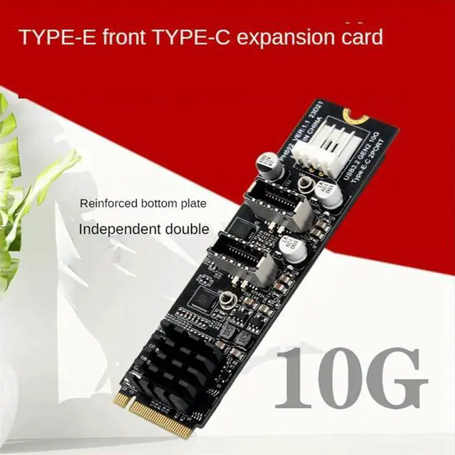 Alt view image 2 of 4 - M.2 PCIE To USB3.0 TYPE-E TYPE-C Expansion Card M.2 Pcie To USB3 TYPE -E TYPE-E Expansion Card