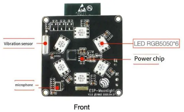 Main image of Ageryu The ESP32-Moonlight Development Board Module Is Equipped With ESP32-WROOM-32D Module Computer Parts