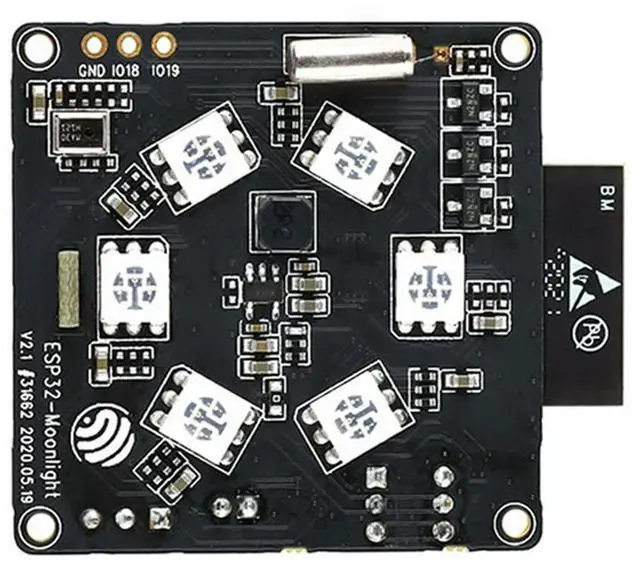 Alt view image 4 of 4 - Ageryu The ESP32-Moonlight Development Board Module Is Equipped With ESP32-WROOM-32D Module Computer Parts