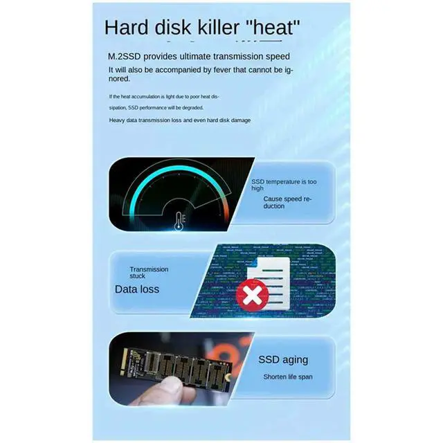 Alt view image 4 of 4 - Aluminum Alloy M.2 Case Type-C USB 3.2 Interface 10Gbps Nvme JMS583 Single Agreement With Dual Wires Computer Spare Parts Parts-