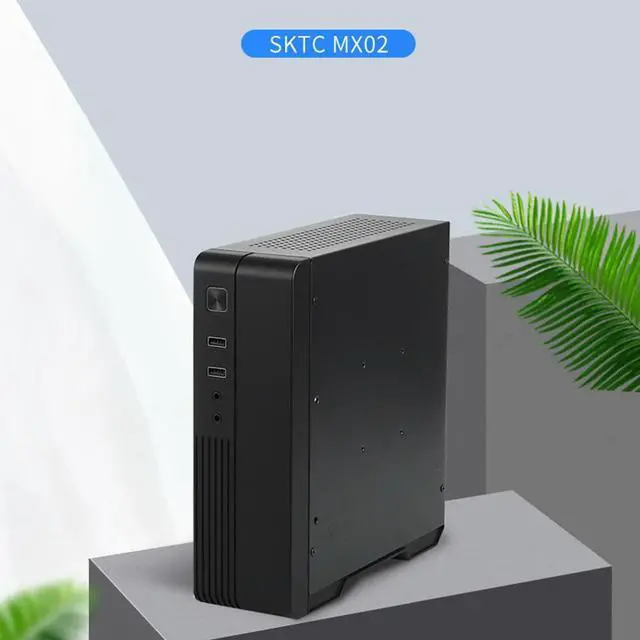 Alt view image 2 of 4 - Ageryu MX02 Mini ITX Computer Case HTPC Host Chassis USB2.0 ITX Enclosure Industrial Control Chassis for Office Business