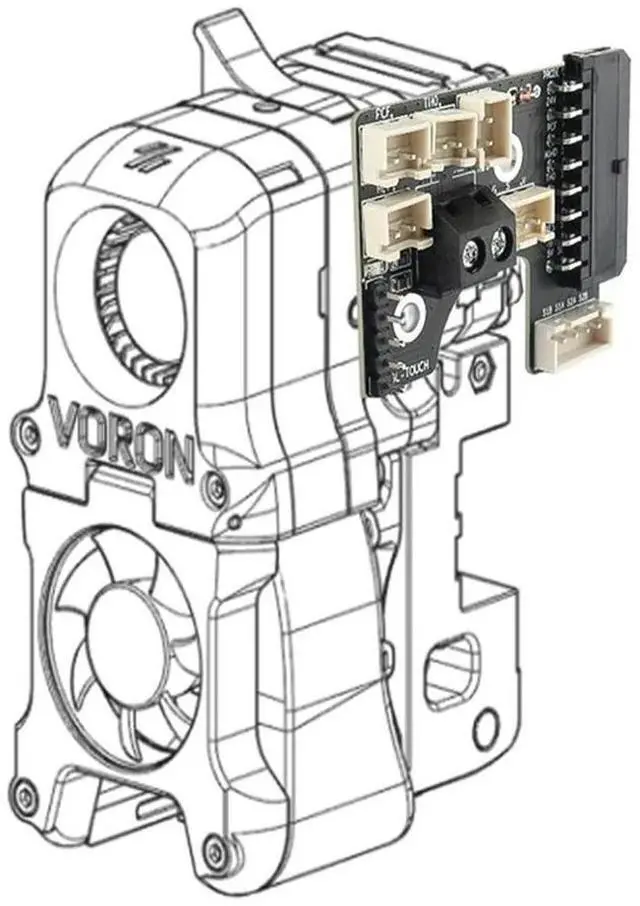 Alt view image 2 of 4 - For Voron V2.4 Afterburner Toolhead X PCB Panel Adapter Board with Cable Bom Set Kit for Voron 2.4 3D Printer Parts