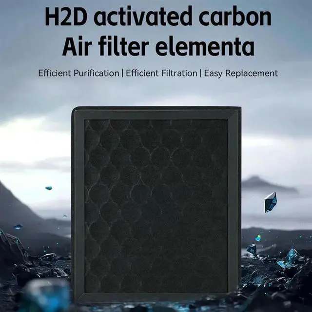 Alt view image 2 of 4 - Ageryu 2Pcs For H2D Air Filter Activated Carbon Air Purifier Filter Replacement For 3D Printer Accessories
