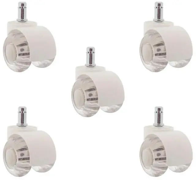 Alt view image 4 of 4 - 5Pcs Office Chair Casters Wheels 2 Inch Heavy Duty Mute Desk Chair Wheels Universal Fit Wheels For All Floors