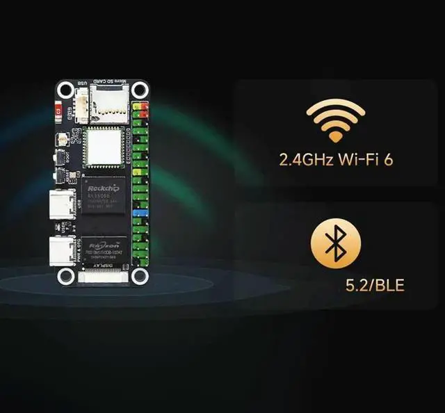 Alt view image 4 of 4 - Linux Development Board For Luckfox Lyra Zero W Micro Featuring RK3506B Chip And Pi Zero Compatibility