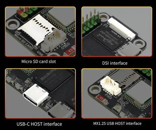 Alt view image 3 of 4 - Linux Development Board For Luckfox Lyra Zero W Micro Featuring RK3506B Chip And Pi Zero Compatibility