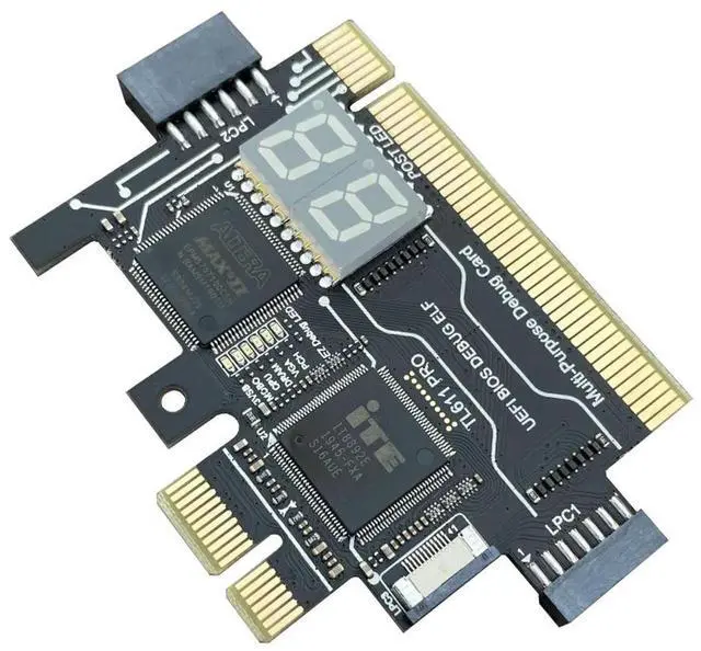 Alt view image 2 of 4 - Ageryu TL611 PRO Diagnostic Card, Pcie Diagnostic Card For Desktop Pci Motherboards For Desktops And Laptops