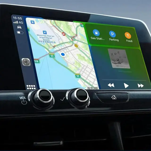 Alt view image 4 of 4 - 2-In-1 Wireless Carplay Android Adapter USB Wireless Adapter Car Adapter Convert Wired Android Auto To Wireless