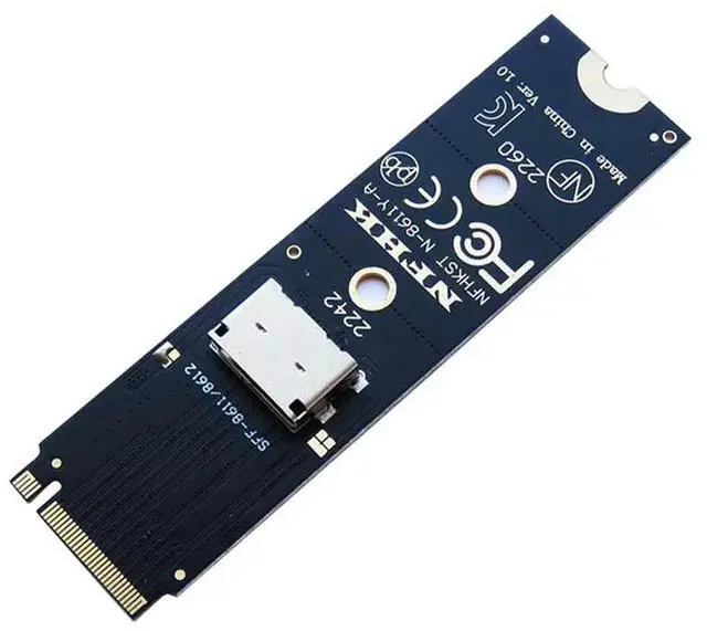 Alt view image 2 of 4 - Pcie Nvme M.2 NGFF SSD Interface To Oculink SFF-8611 SFF-8612 Adapter For NVME U.2(SFF 8639)SSD PCI-E NGFF Riser Card