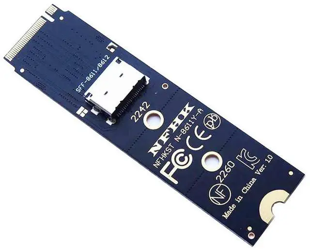 Alt view image 3 of 4 - Pcie Nvme M.2 NGFF SSD Interface To Oculink SFF-8611 SFF-8612 Adapter For NVME U.2(SFF 8639)SSD PCI-E NGFF Riser Card