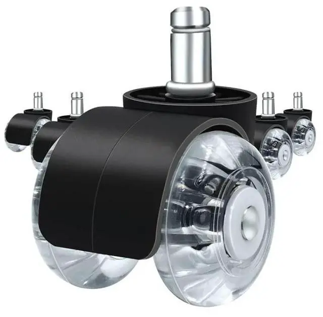Main image of 5Pcs Office Chair Caster Wheels,2 In Heavy Duty Double Casters, Twin Ball Bearing Replacement Computer Desk Chair Whee