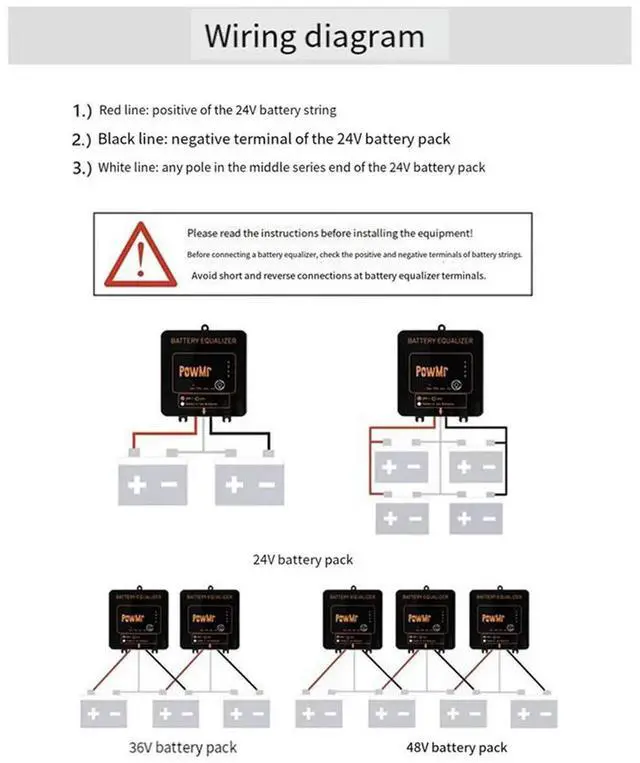 Alt view image 4 of 4 - Ageryu Powmr Solar System Equalizer Lead Acid Balancer 24V Balancer, For Lead-Acid Colloid Lithium Batteries-N3