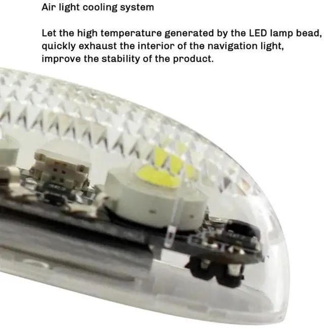 Alt view image 4 of 4 - Ageryu Workmanshipp-3PCS V3 Waterproof Aerial Light LED Light Fixed Wing FPV RC Aircraft Traversing Machine Night Flight Ligh