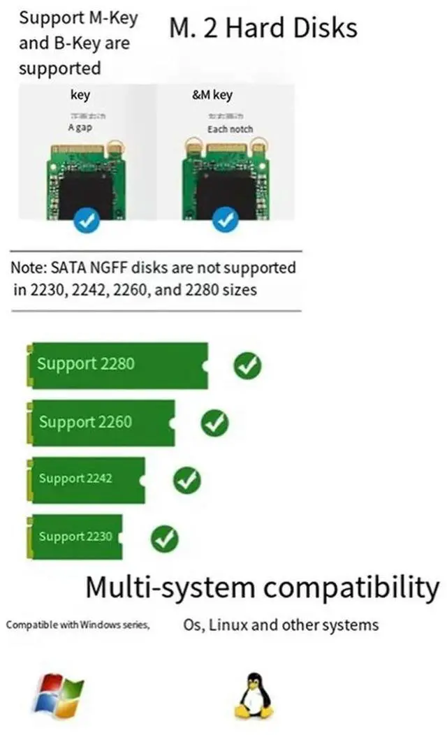 Alt view image 2 of 4 - Ageryu Double-Sided 4-Disk NVME RAID Card Pciex16 To NVME SSD Hard Drive Adapter Card RAID Array Expansion Split Card Accesso