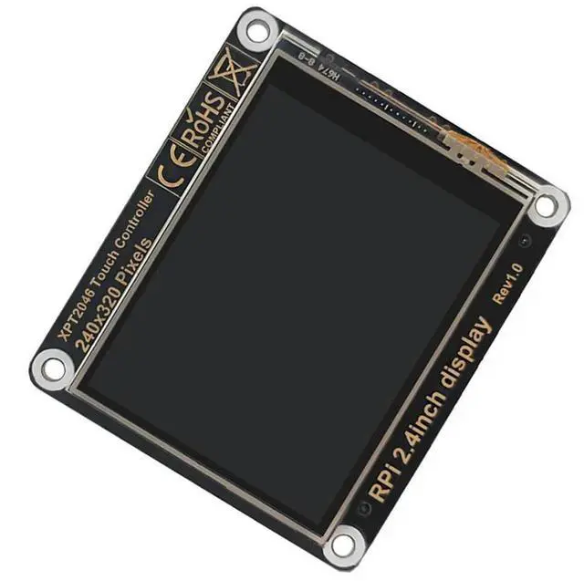 Main image of Ageryu For Pi 2.4 Inch IPS LCD Display Touch Sreen Onboard Speaker Audio (Audio Not For Pi5 But Work With Zero/3B/4