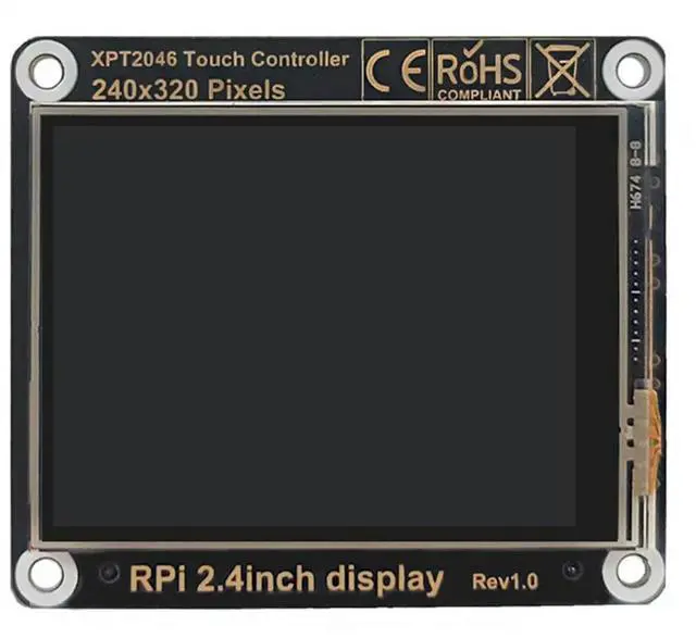Alt view image 3 of 4 - Ageryu For Pi 2.4 Inch IPS LCD Display Touch Sreen Onboard Speaker Audio (Audio Not For Pi5 But Work With Zero/3B/4