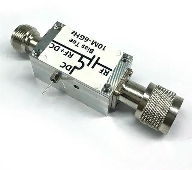 Alt view image 3 of 4 - Ageryu RF Bias Bias Tee 10 Mhz-6000 Mhz 6G Hz Broadband Feeder RF Blocker And Head OF/ HAM Radio RTL SDR LNA Amplifier-N33R