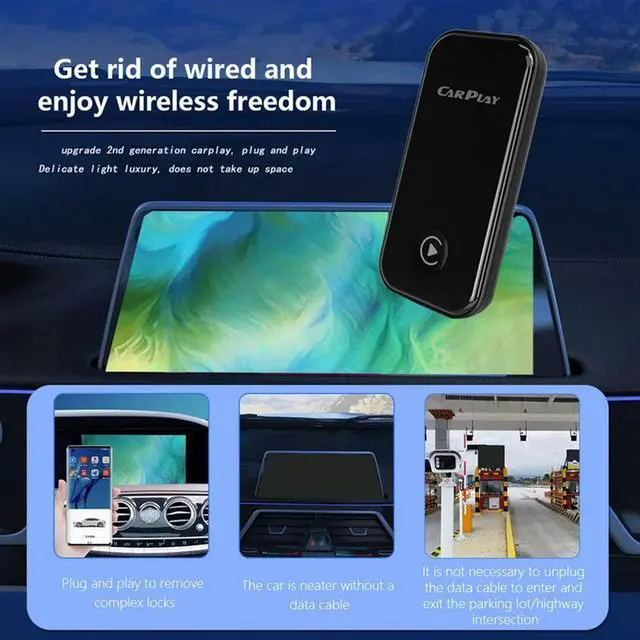 Alt view image 3 of 4 - Wireless Carplay Adapter Android Auto Wired To Wireless Carplay Adapter Smart Car Navigation Box Car AI Box