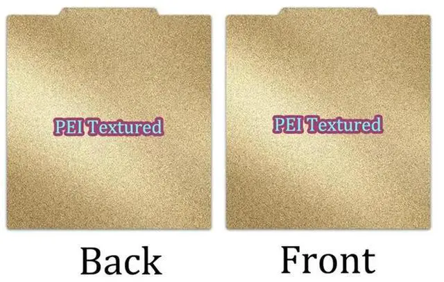 Alt view image 3 of 4 - Build Plate PEI Sheet 241*254MM Double-Sided Spring Steel Sheet For Prusa I3 MK3/MK3S/MK4 3D Printer Accessories