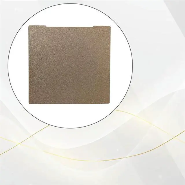 Alt view image 2 of 4 - Build Plate PEI Sheet 241*254MM Double-Sided Spring Steel Sheet For Prusa I3 MK3/MK3S/MK4 3D Printer Accessories