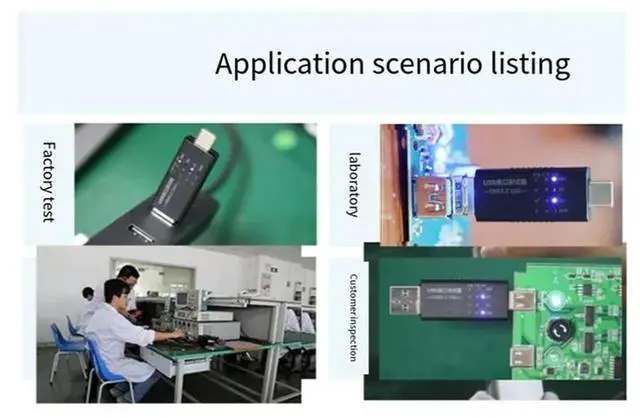 Alt view image 4 of 4 - Ageryu 10Gbps USB3.2 Interface Tester HUB QC Test Type-C Docking Station USB Port Function Quick Test Voltage Test Free Driver-N33R