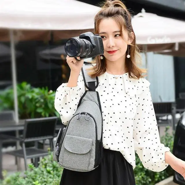 Main image of Waterproof Camera Backpack For Alpha A6500, A6300, A6000, A9, A7C, A74, A7S, A7R Travel Photo Case Grey-N33R