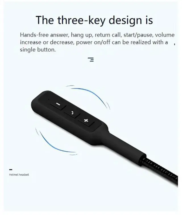 Main image of Ageryu 1Set MH01 Motorcycle Bluetooth CSR Helmet Headset Black Helmet Microphone Headset-N33R