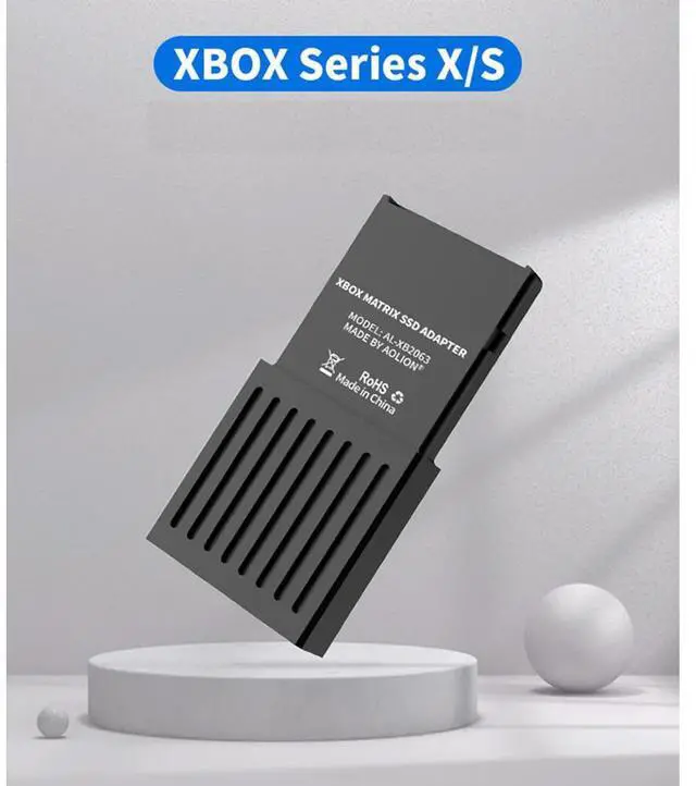Alt view image 3 of 4 - Ageryu External Hard Drive Conversion Box For Series X/S Host M.2 Hard Drive Expansion Card Box For CHSN530 1TB Hard Disk-N33R