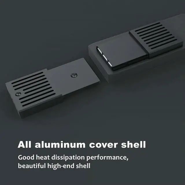 Alt view image 2 of 4 - Ageryu External Hard Drive Conversion Box For Series X/S Host M.2 Hard Drive Expansion Card Box For CHSN530 1TB Hard Disk-N33R